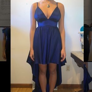 Blue homecoming dress